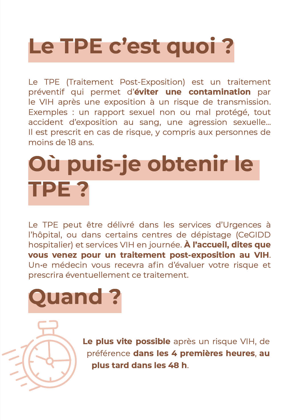 TPE traitement d'urgence – Image 2